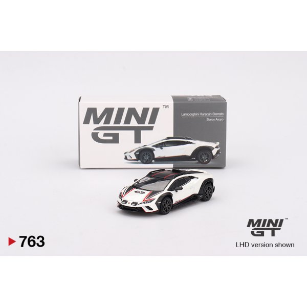画像1: MINI GT 1/64 Lamborghini Huracan Sterrato Bianco Asopo (White) (LHD)