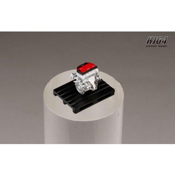 画像6: Hobby JAPAN 1/64 Mitsubishi Lancer Evolution X FINAL EDITION Lightning Blue Mica with Engine Display Model 