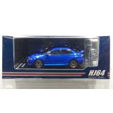 Hobby JAPAN 1/64 Mitsubishi Lancer Evolution X FINAL EDITION Lightning Blue Mica with Engine Display Model 