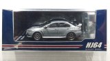 Hobby JAPAN 1/64 Mitsubishi Lancer Evolution X FINAL EDITION Titanium Gray Metallic with Engine Display Model