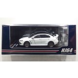 Hobby JAPAN 1/64 Mitsubishi Lancer Evolution X FINAL EDITION White Pearl / Black Roof with Engine Display Model