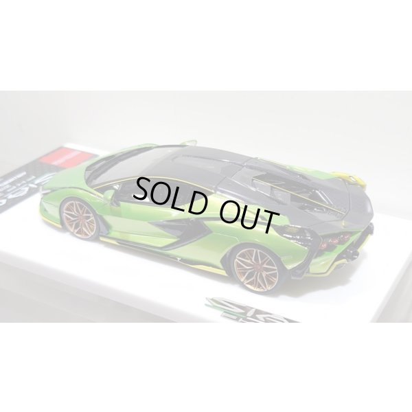 画像12: EIDOLON 1/43 Lamborghini Sian FKP 37 2019 with Stripe Giallo Verde Pearl Limited 35 pcs.