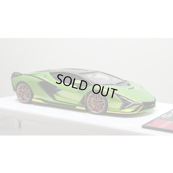 画像5: EIDOLON 1/43 Lamborghini Sian FKP 37 2019 with Stripe Giallo Verde Pearl Limited 35 pcs.