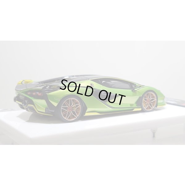 画像7: EIDOLON 1/43 Lamborghini Sian FKP 37 2019 with Stripe Giallo Verde Pearl Limited 35 pcs.