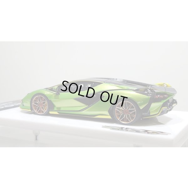 画像3: EIDOLON 1/43 Lamborghini Sian FKP 37 2019 with Stripe Giallo Verde Pearl Limited 35 pcs.