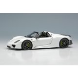 EIDOLON 1/43 Porsche 918 Spyder weissach package 2011 Pearl White Limited 80 pcs.