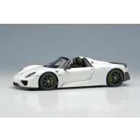EIDOLON 1/43 Porsche 918 Spyder weissach package 2011 Pearl White Limited 80 pcs.