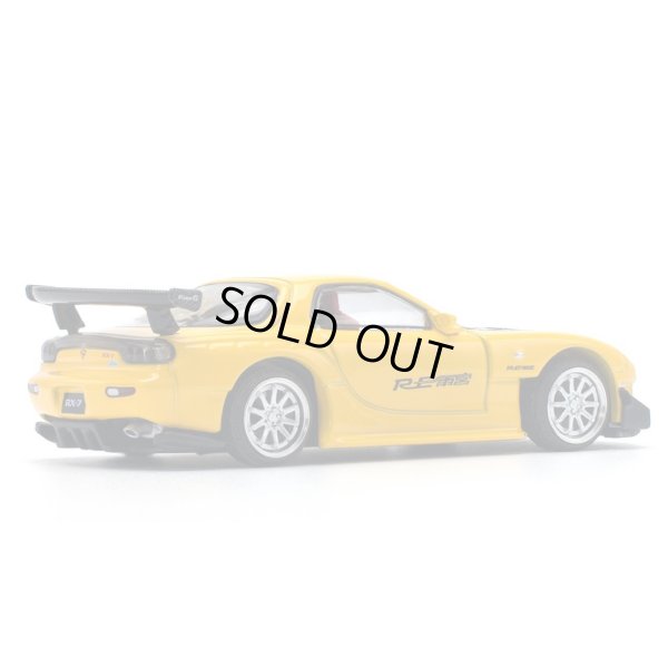 画像7: POP RACE 1/64 MAZDA RX-7 (FD3S) RE-AMEMIYA WIDEBODY YELLOW