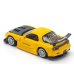 画像4: POP RACE 1/64 MAZDA RX-7 (FD3S) RE-AMEMIYA WIDEBODY YELLOW (4)