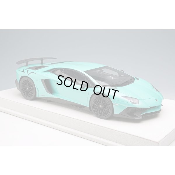 画像5: EIDOLON 1/18 Lamborghini Aventador LP750-4 SV 2015 Pearl Mint Green (Black Large SV Logo) Limited 50 pcs.