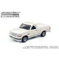 GREEN LiGHT EXCLUSIVE 1/64 1994 Ford F-150 SVT Lightning with Tonneau Bed Cover - White