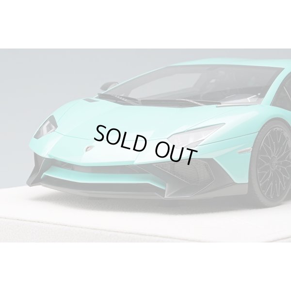 画像6: EIDOLON 1/18 Lamborghini Aventador LP750-4 SV 2015 Pearl Mint Green (Black Large SV Logo) Limited 50 pcs.