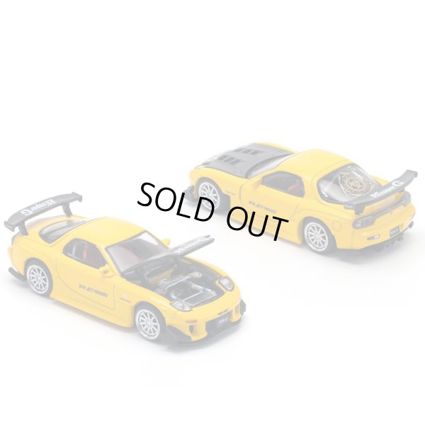 画像11: POP RACE 1/64 MAZDA RX-7 (FD3S) RE-AMEMIYA WIDEBODY YELLOW