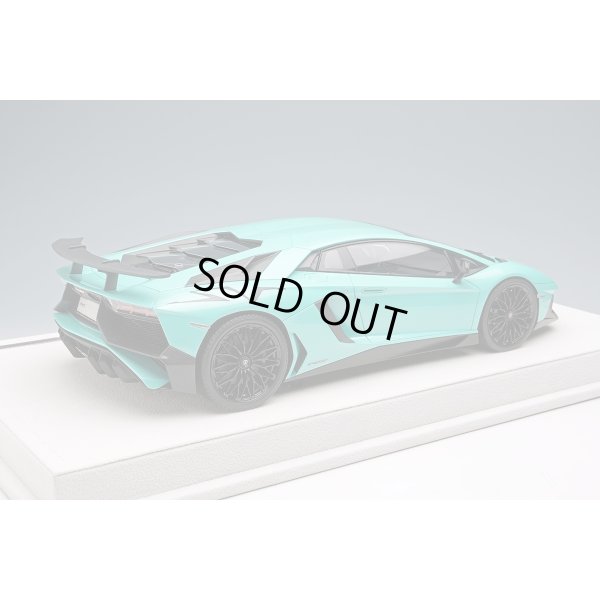 画像4: EIDOLON 1/18 Lamborghini Aventador LP750-4 SV 2015 Pearl Mint Green (Black Large SV Logo) Limited 50 pcs.