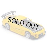 POP RACE 1/64 MAZDA RX-7 (FD3S) RE-AMEMIYA WIDEBODY YELLOW