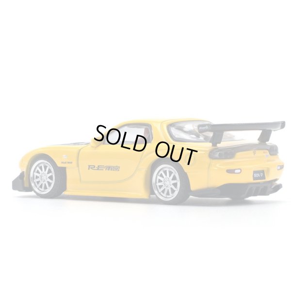 画像6: POP RACE 1/64 MAZDA RX-7 (FD3S) RE-AMEMIYA WIDEBODY YELLOW