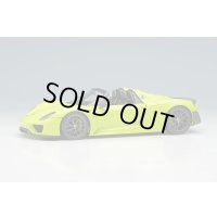 EIDOLON 1/43 Porsche 918 Spyder weissach package 2011 Acid Green Limited 80 pcs.