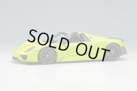 EIDOLON 1/43 Porsche 918 Spyder weissach package 2011 Acid Green Limited 80 pcs.