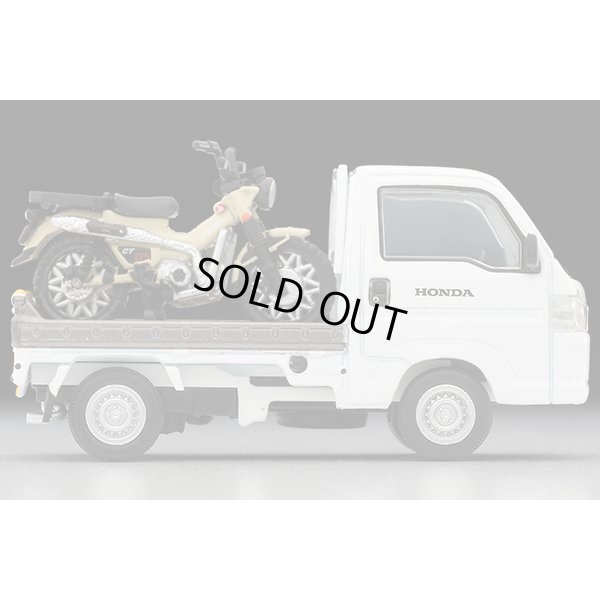 画像5: TOMYTEC 1/64 Limited Vintage NEO Honda Acty Truck (White) バイク店仕様  ホンダ CT125・ハンターカブ付