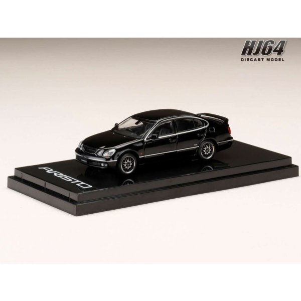 画像2: Hobby JAPAN 1/64 Toyota Aristo V300 VERTEX EDITION Custom Version Black 前期型