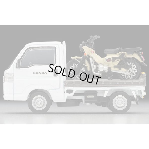 画像4: TOMYTEC 1/64 Limited Vintage NEO Honda Acty Truck (White) バイク店仕様  ホンダ CT125・ハンターカブ付