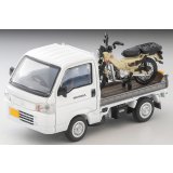 TOMYTEC 1/64 Limited Vintage NEO Honda Acty Truck (White) バイク店仕様  ホンダ CT125・ハンターカブ付