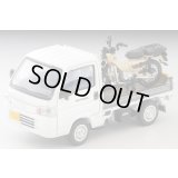 TOMYTEC 1/64 Limited Vintage NEO Honda Acty Truck (White) バイク店仕様  ホンダ CT125・ハンターカブ付
