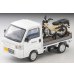 画像1: TOMYTEC 1/64 Limited Vintage NEO Honda Acty Truck (White) バイク店仕様  ホンダ CT125・ハンターカブ付 (1)