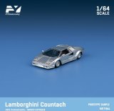 Finclassically 1/64 Countach 25th Anniversary Edition Silver