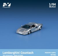 Finclassically 1/64 Countach 25th Anniversary Edition Silver