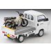 画像2: TOMYTEC 1/64 Limited Vintage NEO Honda Acty Truck (White) バイク店仕様  ホンダ CT125・ハンターカブ付 (2)