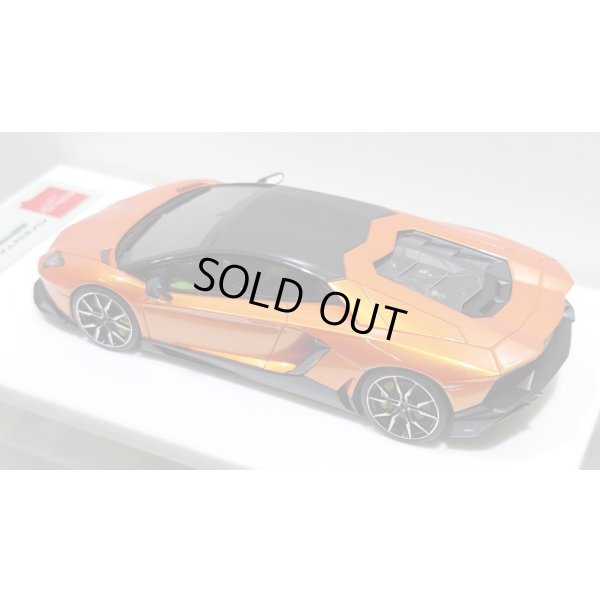 画像12: EIDOLON 1/43 Lamborghini Aventador LP720-4 50th Anniversario 2013 Arancio Pearl with Roof panel Carbon Limited 32 pcs.