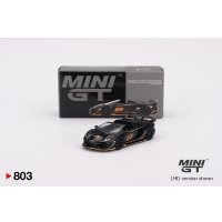 MINI GT 1/64 Lamborghini Aventador SVJ 63 Roadster Nero Aldebaran (Black) (RHD)
