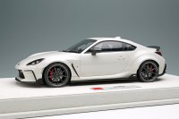 EIDOLON 1/18 TOM'S GR86 Wide Body 2022 Crystal White Pearl Limited 50 pcs.