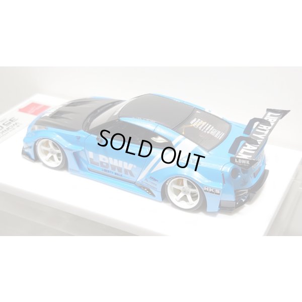 画像12: EIDOLON 1/43 LB Silhouette WORKS GT 35GT-RR (GT Wing Version) Azzurro Pearl Limited 32 pcs.