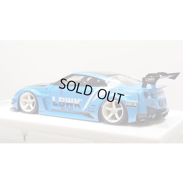 画像3: EIDOLON 1/43 LB Silhouette WORKS GT 35GT-RR (GT Wing Version) Azzurro Pearl Limited 32 pcs.
