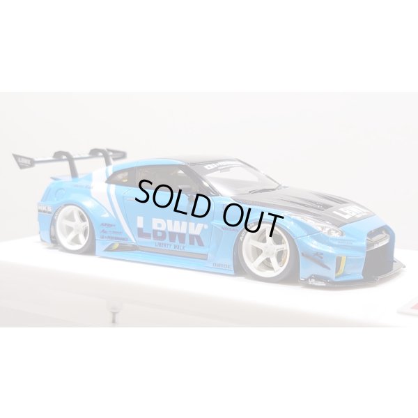 画像5: EIDOLON 1/43 LB Silhouette WORKS GT 35GT-RR (GT Wing Version) Azzurro Pearl Limited 32 pcs.