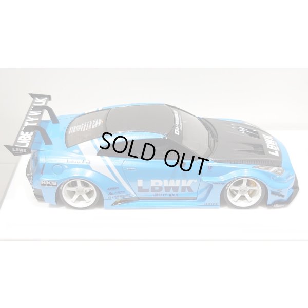 画像8: EIDOLON 1/43 LB Silhouette WORKS GT 35GT-RR (GT Wing Version) Azzurro Pearl Limited 32 pcs.