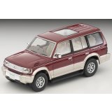 TOMYTEC 1/64 Limited Vintage NEO Mitsubishi Pajero Mid Roof Wide VR (Red/Beige) '96