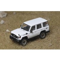Gaincorp Products 1/64 Toyota Land Cruiser 70 (RHD) White