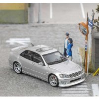 Focal Horizon FH x MODEL1 1/64 Toyota Altezza RS200 SXE10 Silver Metallic