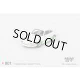 MINI GT 1/64 Porsche 911 Carrera RS 2.7 Grand Prix White/Green Livery (LHD) [Blister Packaging]