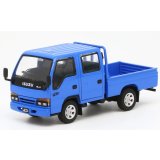 MODEL1 1/64 ISUZU ELF Double Cab Blue