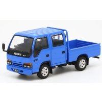 MODEL1 1/64 ISUZU ELF Double Cab Blue