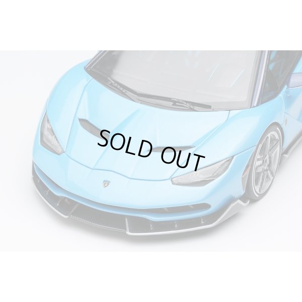 画像6: EIDOLON 1/43 Lamborghini Centenario Roadster LP770-4 2016 Rear Wing up Blue Cepheus / Blue Hera Limited 100 pcs.