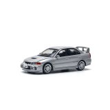 POP RACE 1/64 Mitsubishi Lancer Evolution IV Steel Silver