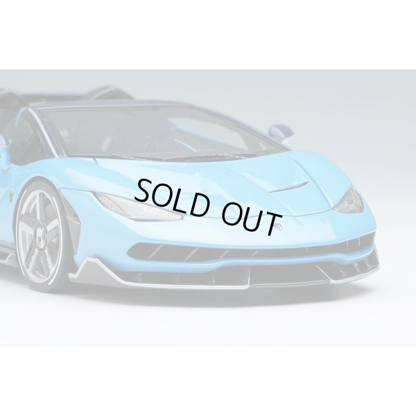 画像10: EIDOLON 1/43 Lamborghini Centenario Roadster LP770-4 2016 Rear Wing up Blue Cepheus / Blue Hera Limited 100 pcs.