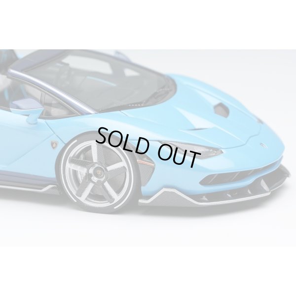 画像8: EIDOLON 1/43 Lamborghini Centenario Roadster LP770-4 2016 Rear Wing up Blue Cepheus / Blue Hera Limited 100 pcs.