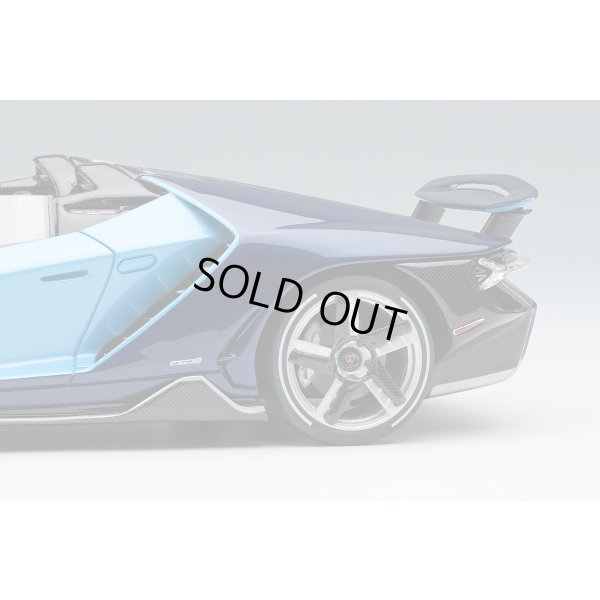 画像12: EIDOLON 1/43 Lamborghini Centenario Roadster LP770-4 2016 Rear Wing up Blue Cepheus / Blue Hera Limited 100 pcs.