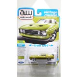 auto world 1/64 1973 Ford Mustang Mach 1 Bright Green